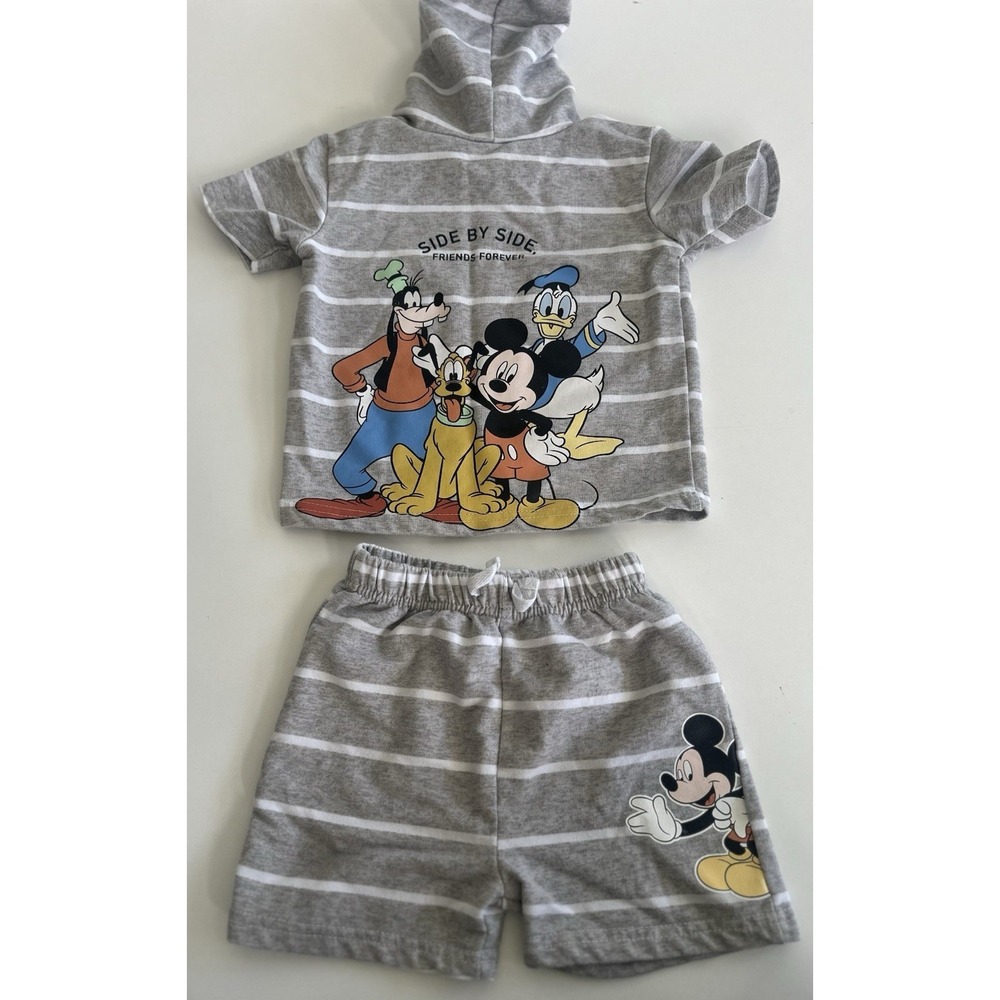 Disney Baby Toddler's Mickey Mouse And Friends 2 Pc Shorts Set 24M‎